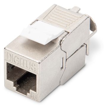 DIGITUS CAT 6A Keystone Modul, geschirmt, werkzeugfreier Montageanschluss von LumaTech