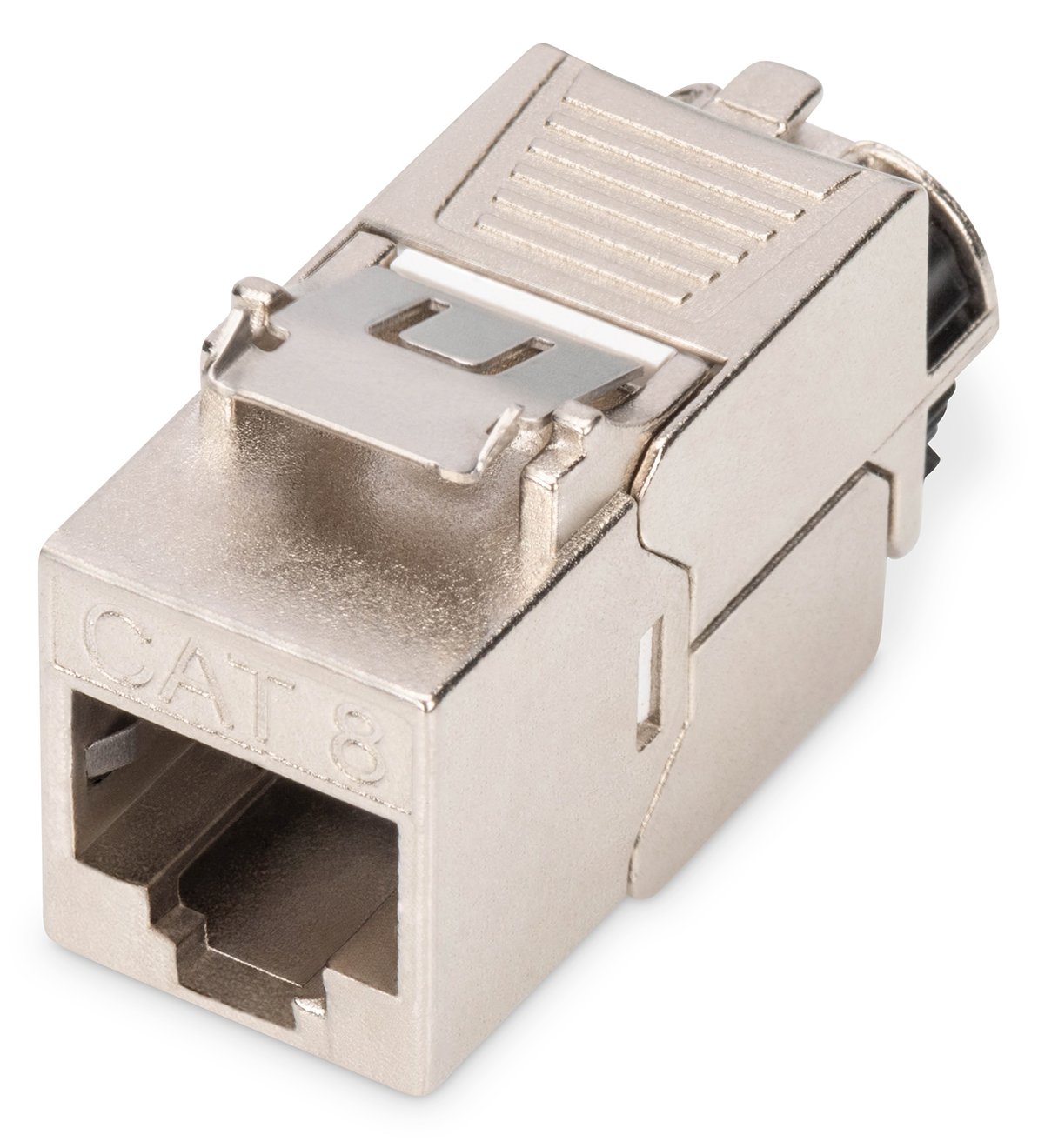 DIGITUS CAT 8.1 Keystone Modul, geschirmt, werkzeugfreier Montageanschluss