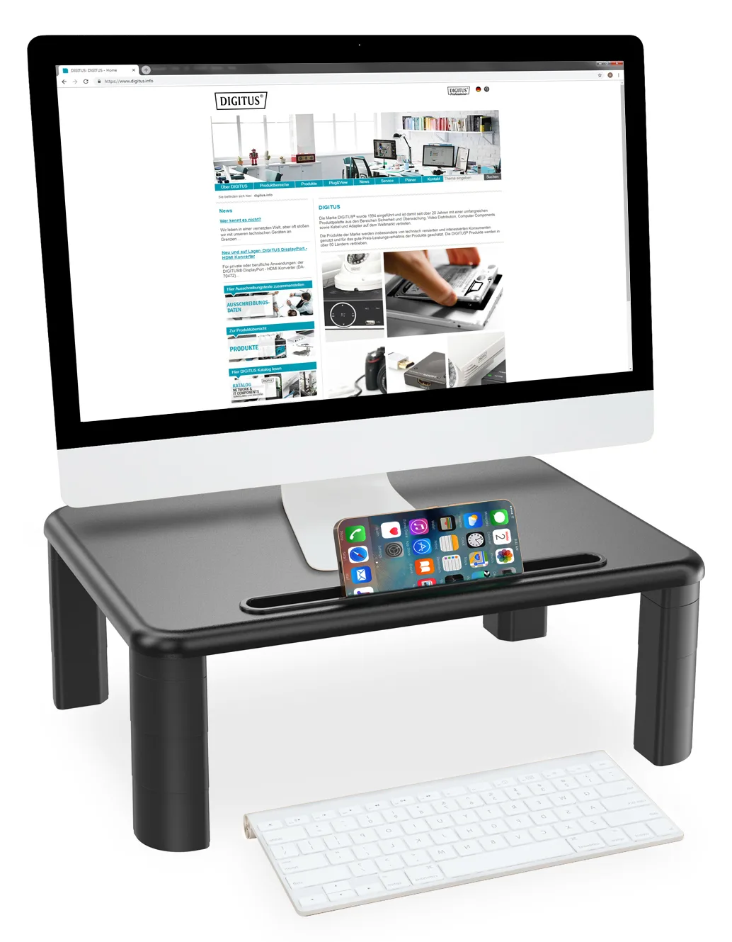 DIGITUS Ergonomische Monitorerhöhung, Ansicht 2