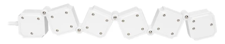 DIGITUS Flexible 4-fach Steckdosenleiste mit 2 USB-Anschlüssen & Schalter, Ansicht 4