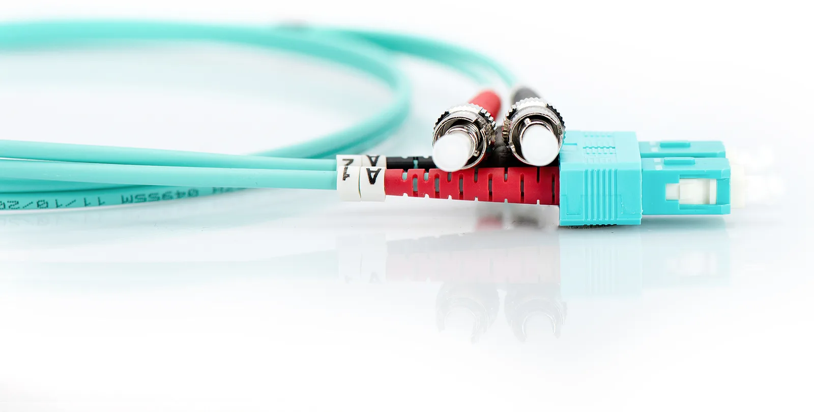 DIGITUS LWL Multimode OM 3 Patchkabel, ST / SC, Ansicht 2