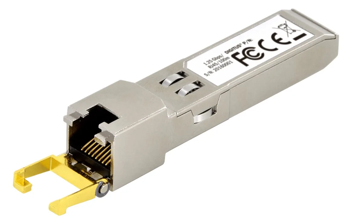 DIGITUS Mini GBIC Kupfer SFP Modul, 10 Gbps, RJ45, Ansicht 5