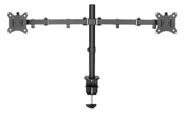 DIGITUS Universal Dual Monitorhalter mit Klemmbefestigung, Ansicht 2