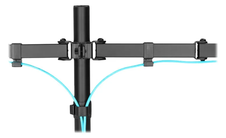 DIGITUS Universal Dual Monitorhalter mit Klemmbefestigung, Ansicht 3