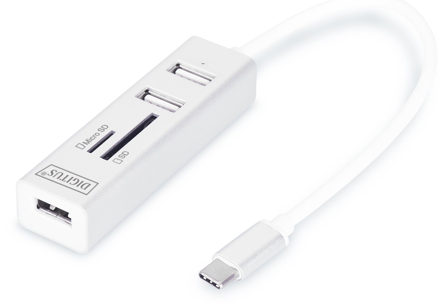 DIGITUS USB Type-C OTG 3-Port Hub + Kartenleser von LumaTech