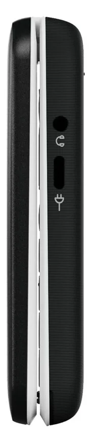 Doro Leva E22 - 4G Feature Phone - RAM 64 MB / Interner Speicher 128 MB - microSD slot - LCD-Display (TFT) - Schwarz / Weiß, Ansicht 4