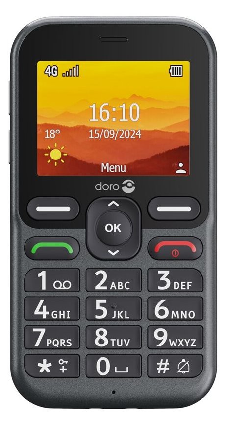 Doro Leva L10 graphit - 1.150 mAh - 6,1 cm