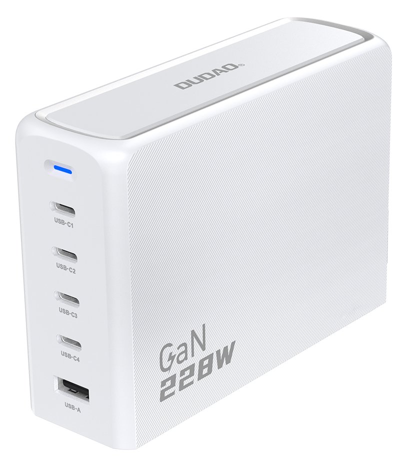 Dudao A228EU 228Watt GaN 4xUSB-C+ 1xUSB-A