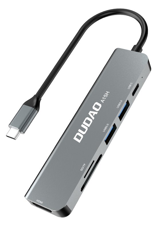 Dudao Alu 6-in-1 USB3.0 Fast Hub multi-functional