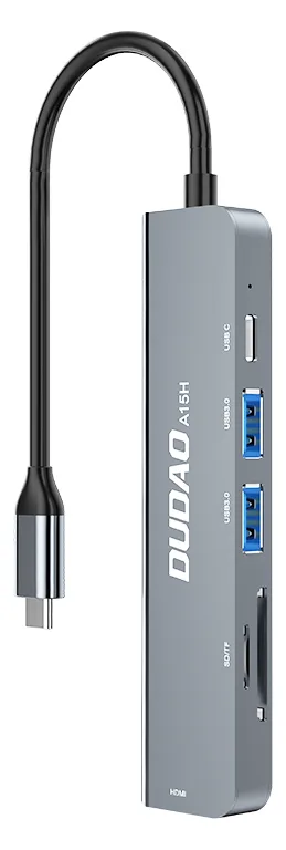 Dudao Alu 6-in-1 USB3.0 Fast Hub multi-functional, Ansicht 3