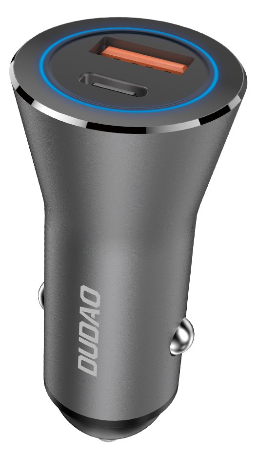 Dudao Car Charger 45W PD+ QC5.0 1xUSB+1XType C