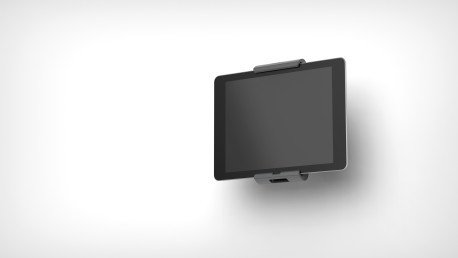 Durable TABLET HOLDER WALL - Klammer für Tablett - Aluminium, ABS-Kunststoff - Silber (7-13)
