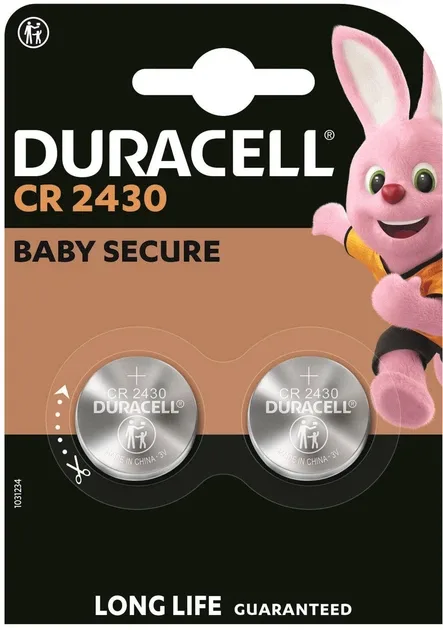 Duracell Batterie Knopfzelle CR2430* - - CR2430 - Batterie - CR2430 - 2er Pack, Ansicht 2
