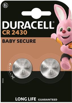 Duracell Batterie Knopfzelle CR2430* - - CR2430 - Batterie - CR2430 - 2er Pack von LumaTech