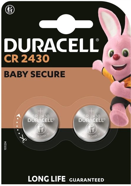 Duracell Batterie Knopfzelle CR2430* - - CR2430 - Batterie - CR2430 - 2er Pack