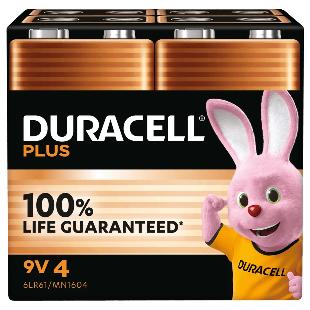 Duracell Batterie Plus New -9V MN1604/6LR61 2St. - Batterie - 9V-Block, Ansicht 2