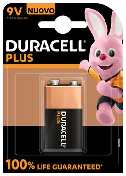 Duracell Plus - Batterie 9V - Alkalisch von LumaTech