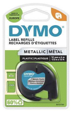 Dymo Esselte - Schwarz, Silber - Rolle (1,2 cm x 4 m) Band von LumaTech