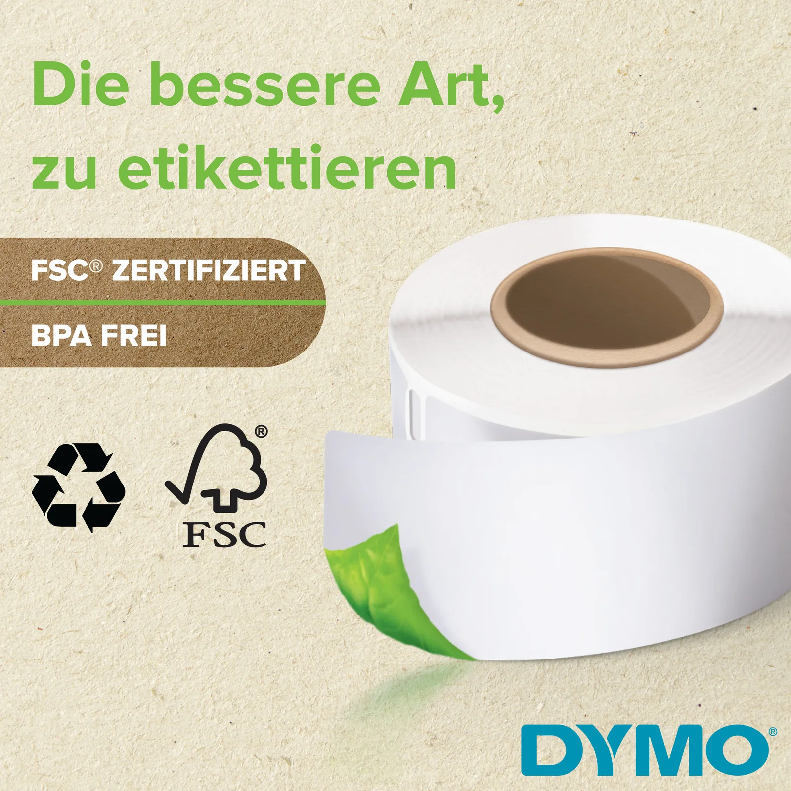 Dymo LabelWriter 550 - Etikettendrucker - Thermodirekt - Rolle (6,2 cm), Ansicht 2