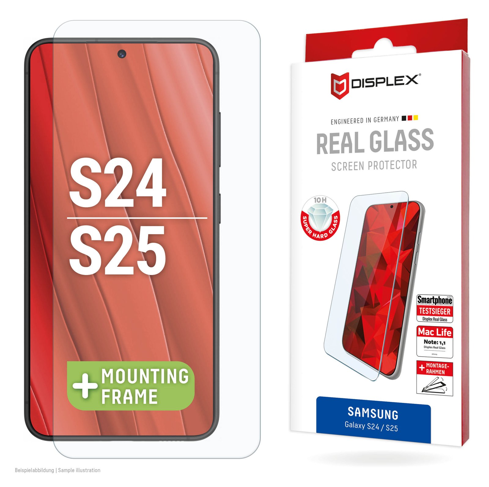 E.V.I. DISPLEX Real Glass Samsung Galaxy S24