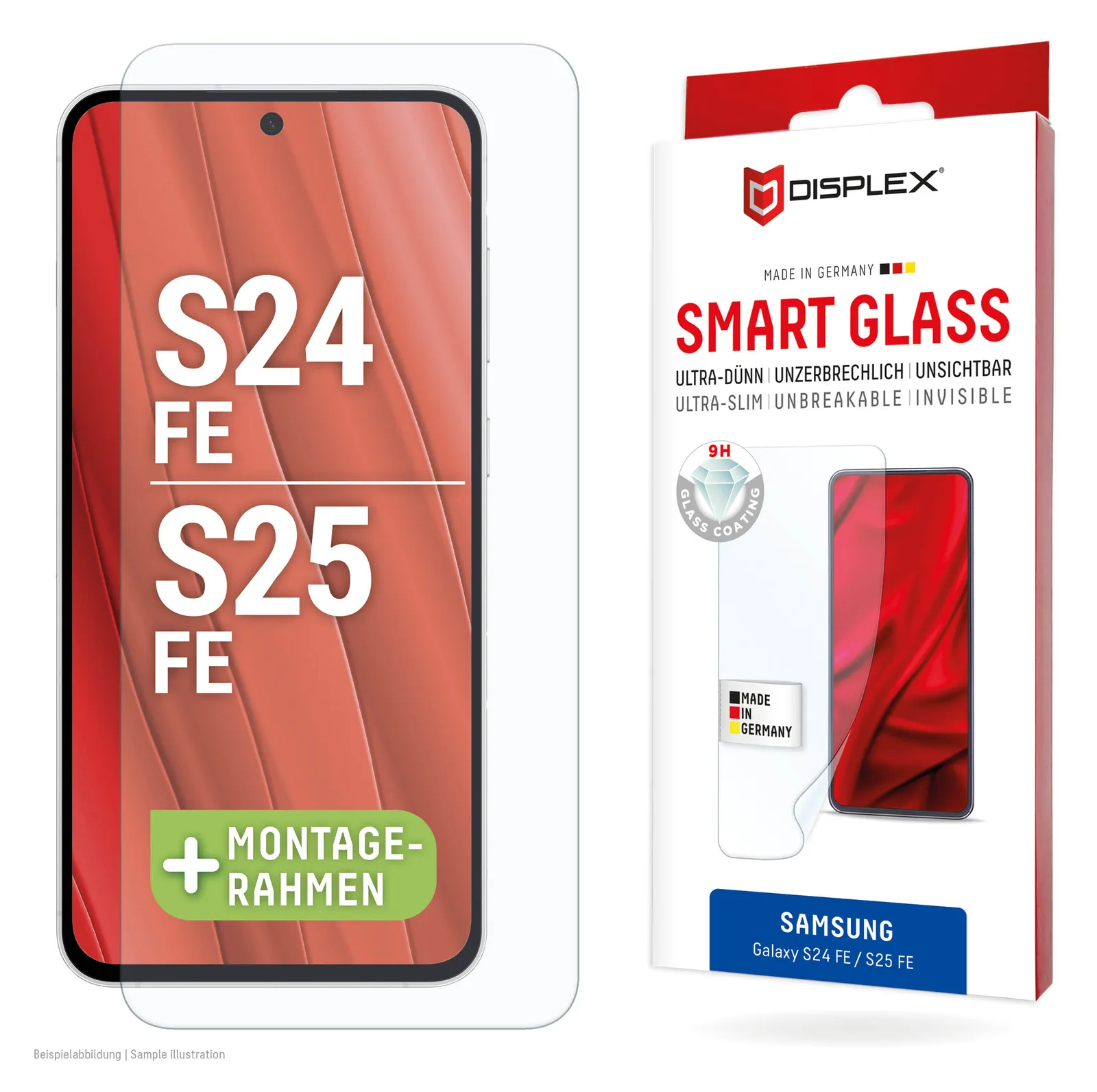 E.V.I. DISPLEX Smart Glass Samsung Galaxy S24 FE/S25 FE, Ansicht 2