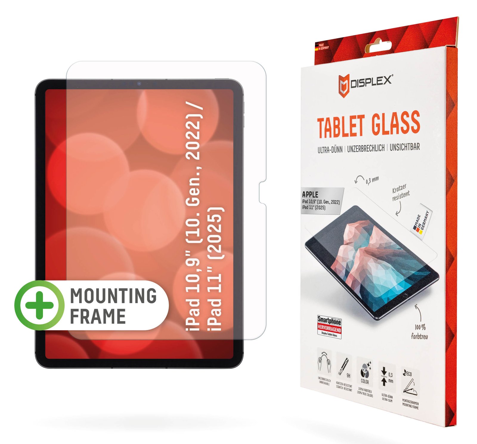 E.V.I. DISPLEX TABLET GLASS