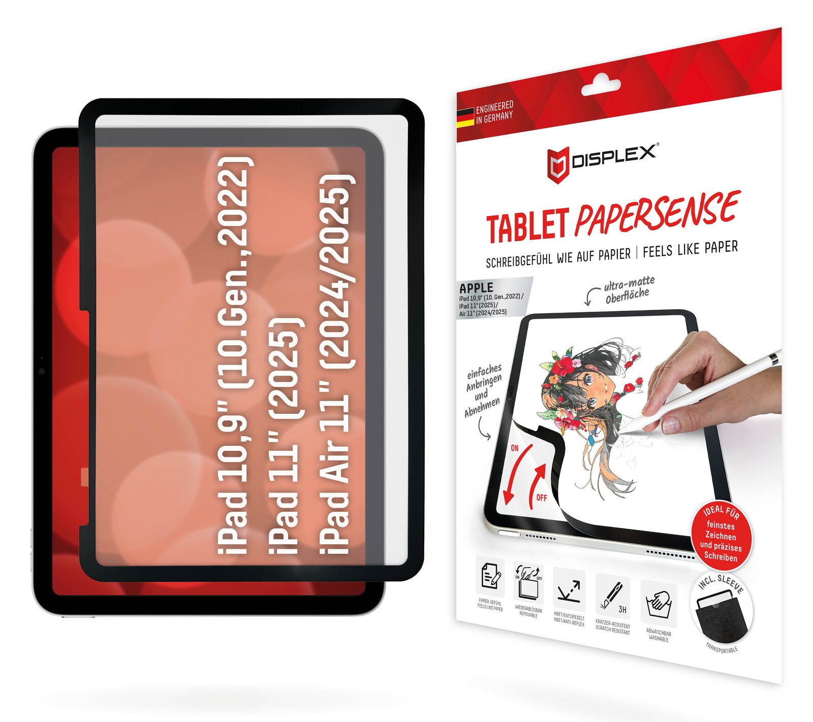 E.V.I. DISPLEX Tablet PaperSense iPad 10.9 10. Gen.