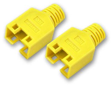 EFB Elektronik Strain relief boots - Netzwerkkabel-Knickschutz - Gelb (Packung mit 100) von LumaTech