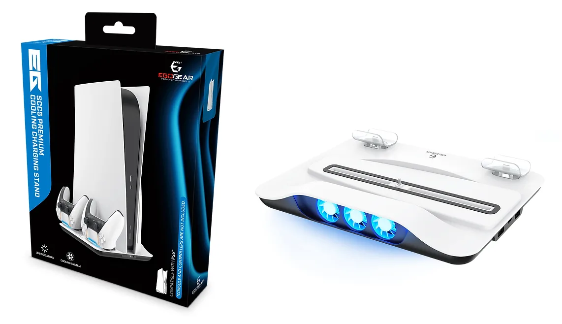 EgoGear Premium Ladestation und Kühlstaender PS5 SCC5, Ansicht 2