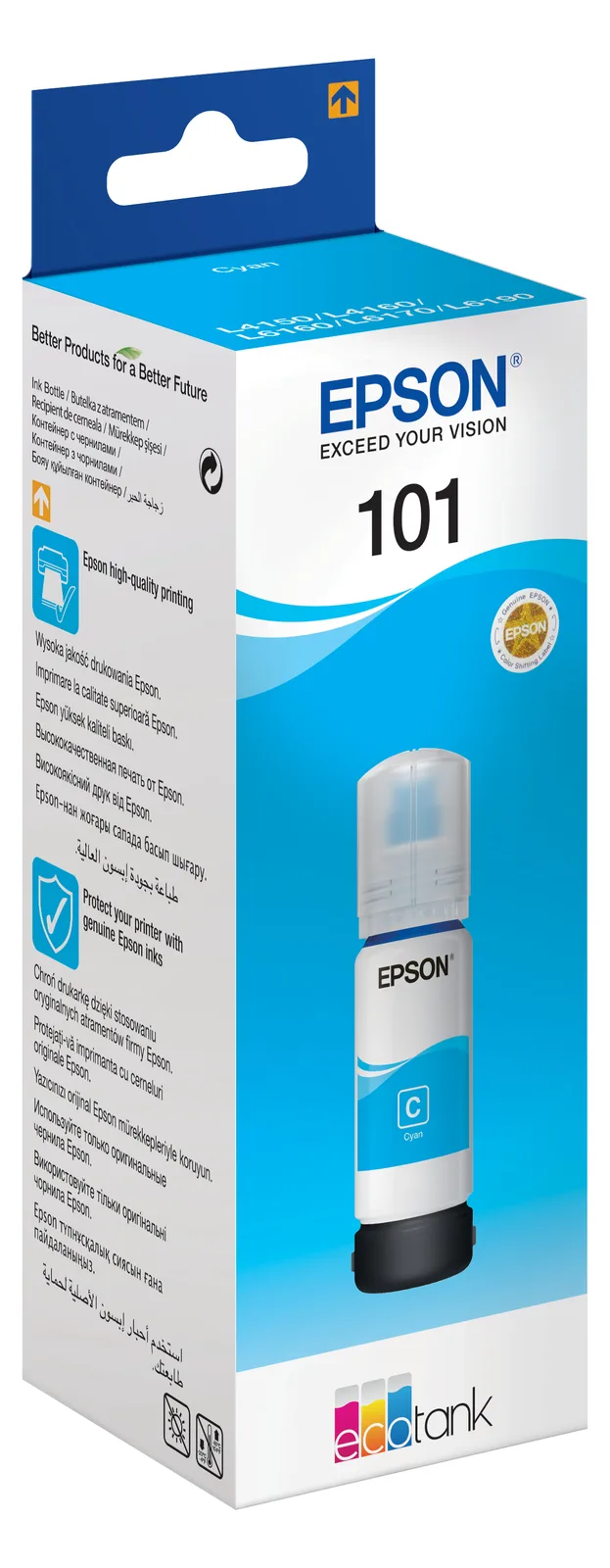 Epson 101 - 70 ml - Cyan - Original - Tintenbehälter, Ansicht 2