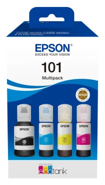 Epson 101 Multipack - 4er-Pack - Schwarz, Gelb, Cyan, Magenta, Ansicht 2