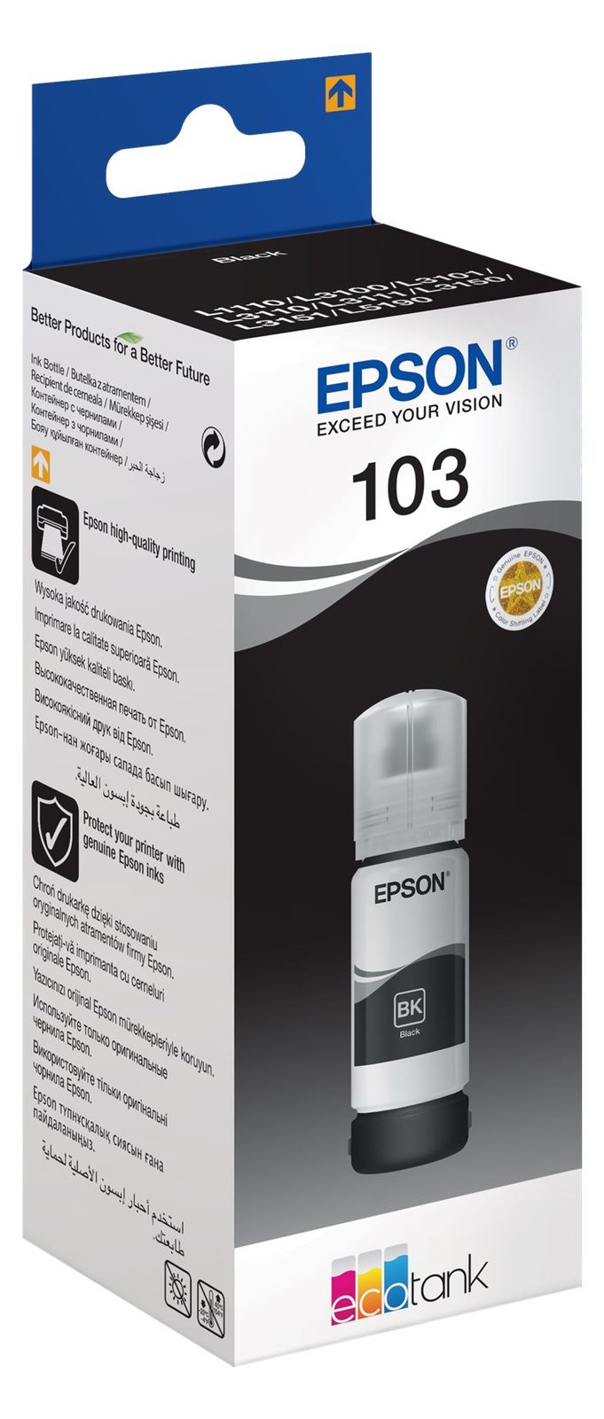 Epson 103 - 65 ml - Schwarz - original - Nachfülltinte