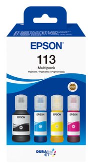 Epson 113 Multipack - 4er-Pack - Schwarz, Gelb, Cyan, Magenta