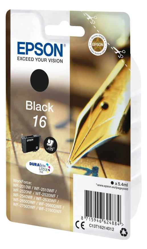 Epson 16 - 5.4 ml - Schwarz - Original - Tintenpatrone, Ansicht 2