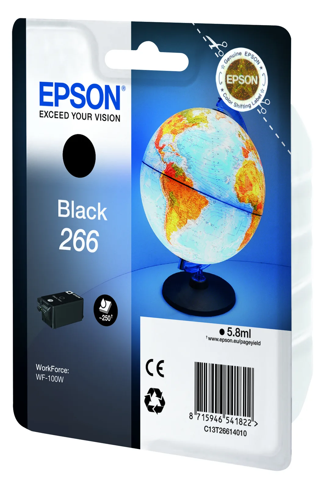 Epson 266 - 6 ml - Schwarz - Original - Tintenpatrone, Ansicht 3