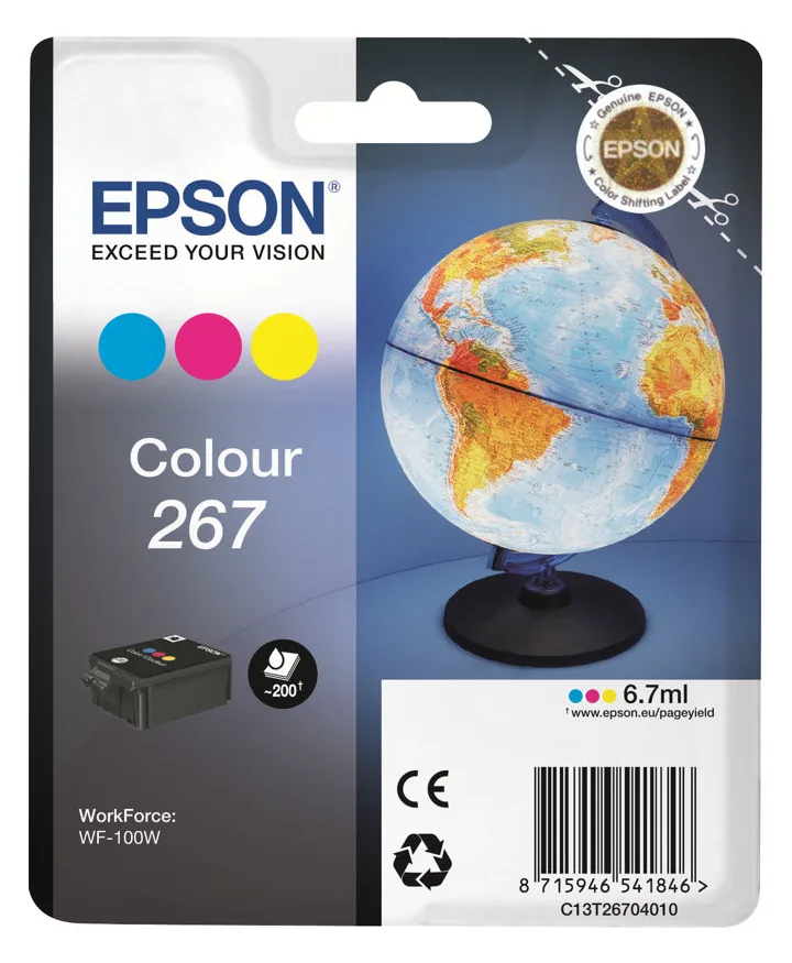 Epson 267 - 7 ml - Gelb, Cyan, Magenta - Original, Ansicht 2