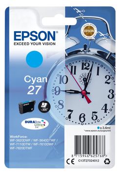 Epson 27 - 3.6 ml - Cyan - Original - Tintenpatrone von LumaTech