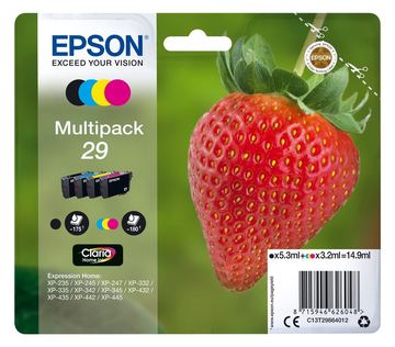 Epson 29 Multipack - 4er-Pack - Schwarz, Gelb, Cyan, Magenta von LumaTech