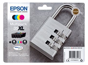 Epson 35XL Multipack - 4er-Pack - XL - Schwarz, Gelb, Cyan, Magenta von LumaTech