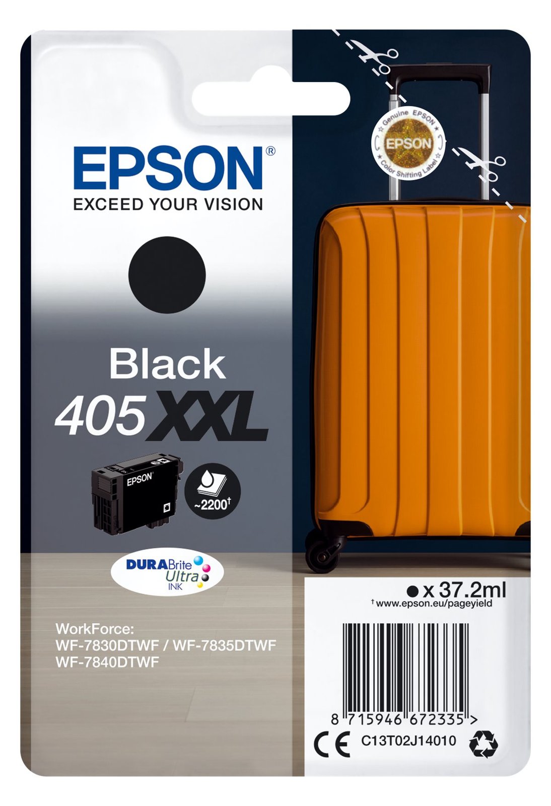 Epson 405XXL - 37.2 ml - Größe XXL - Schwarz