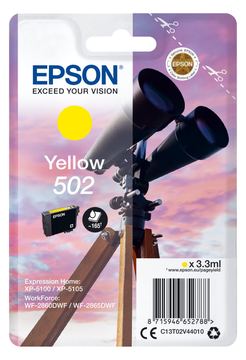 Epson 502 - 3.3 ml - Gelb - Original - Blisterverpackung von LumaTech