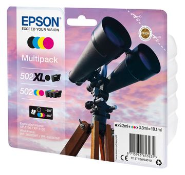 Epson 502/502XL Multipack - 4er-Pack - 19.1 ml von LumaTech