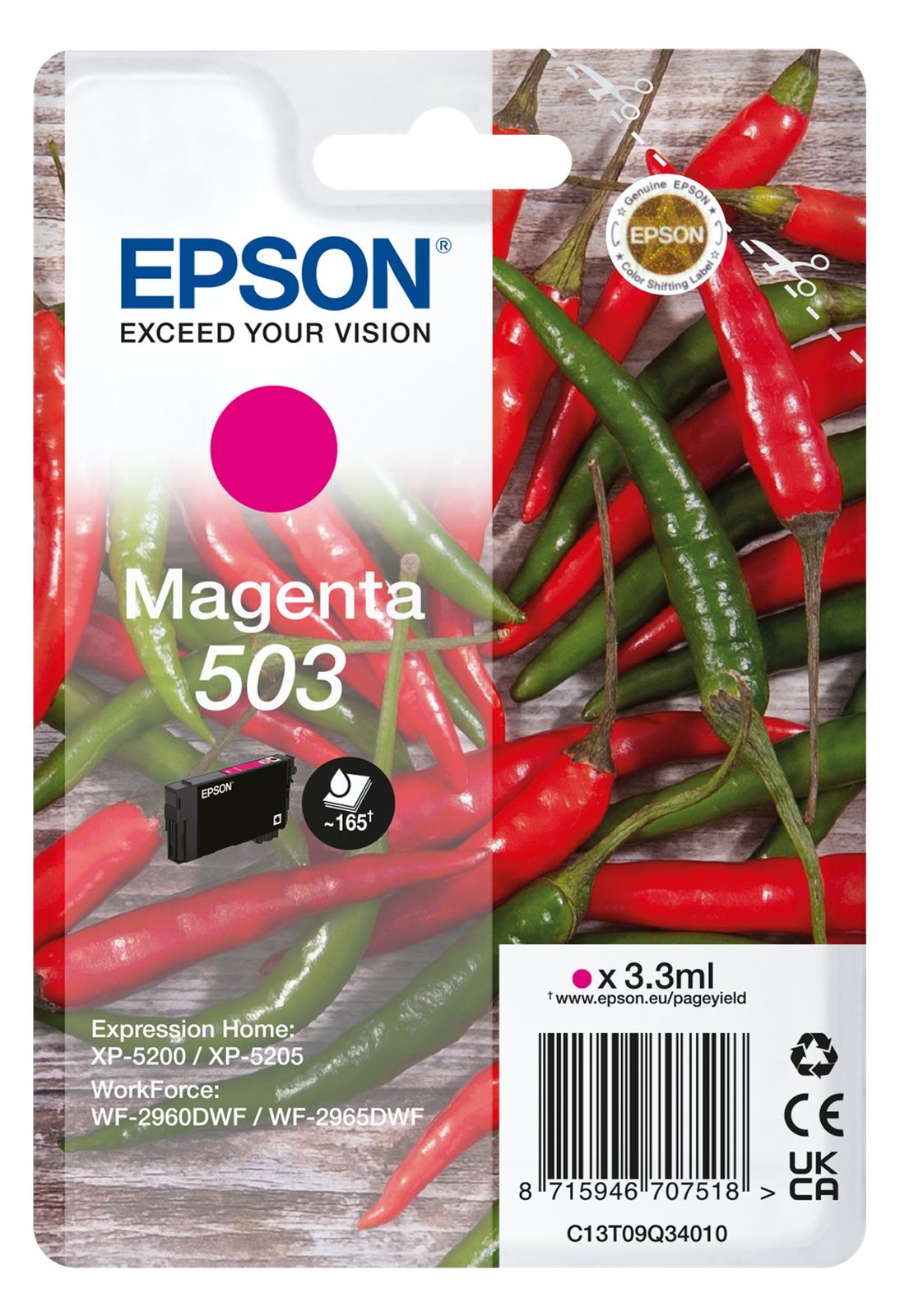 Epson 503 - 3.3 ml - Magenta - original - Blisterverpackung von LumaTech