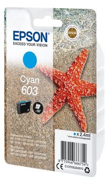 Epson 603 - 2.4 ml - Cyan - original - Blister mit RF- / akustischem Alarmsignal von LumaTech