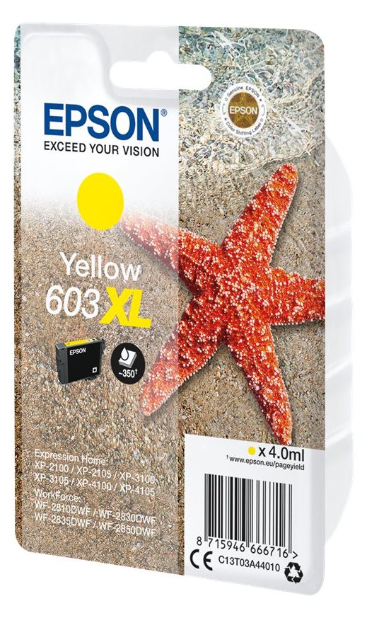 Epson 603XL - 4 ml - XL - Gelb - original - Blister mit RF- / akustischem Alarmsignal von LumaTech