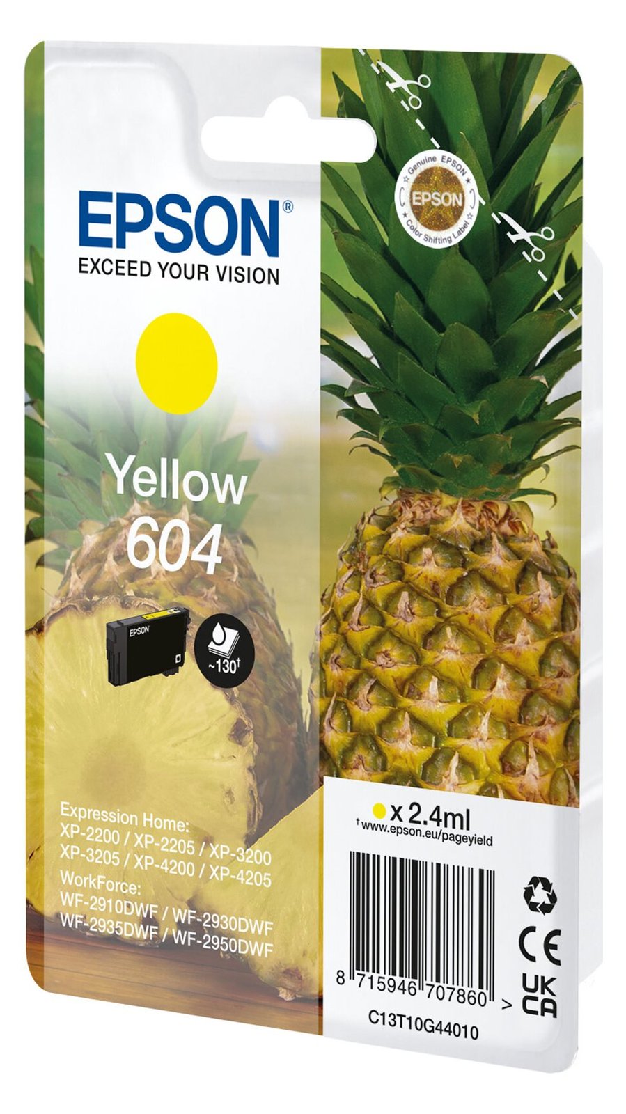 Epson 604 - 2.4 ml - Gelb - original - Blisterverpackung von LumaTech