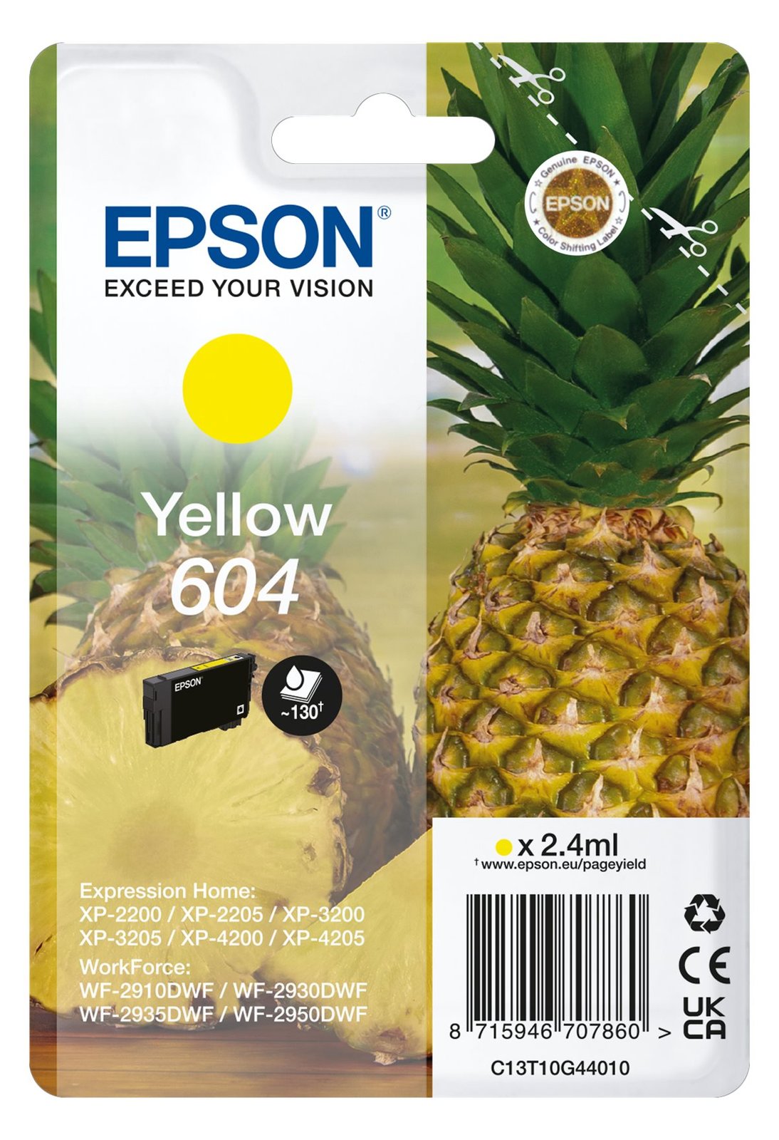 Epson 604 Singlepack - 2.4 ml - Gelb - original