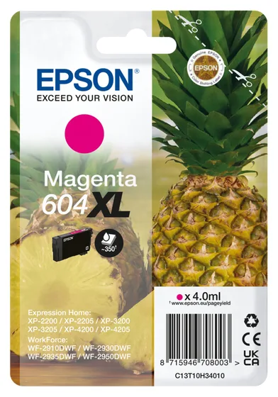 Epson 604XL - 4 ml - XL - Magenta - original, Ansicht 2