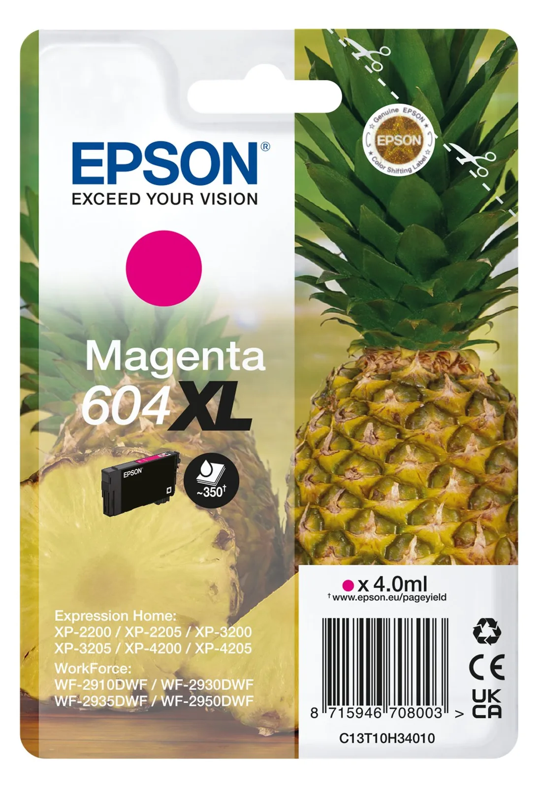 Epson 604XL - 4 ml - XL - Magenta - original, Ansicht 3
