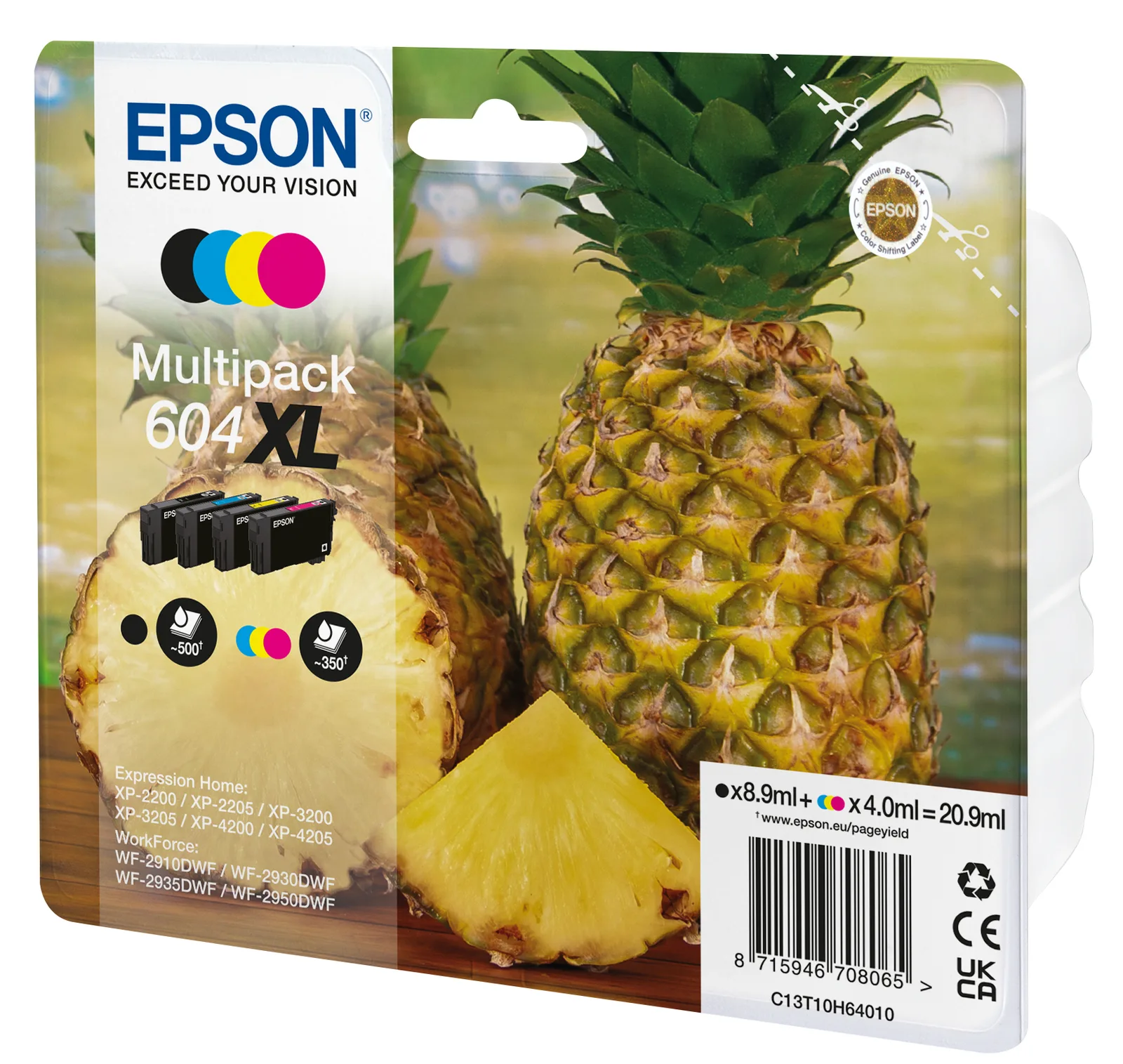 Epson 604XL Multipack - 4er-Pack - XL - Schwarz, Gelb, Cyan, Magenta, Ansicht 2